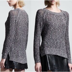Rag & Bone Womens Lory Melange Sweater M Speckled‎ Boucle Knit Tweed Marled